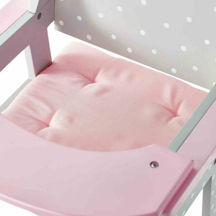 Polka Dots Princess Baby Doll High Chair – Grey - FAO Schwarz