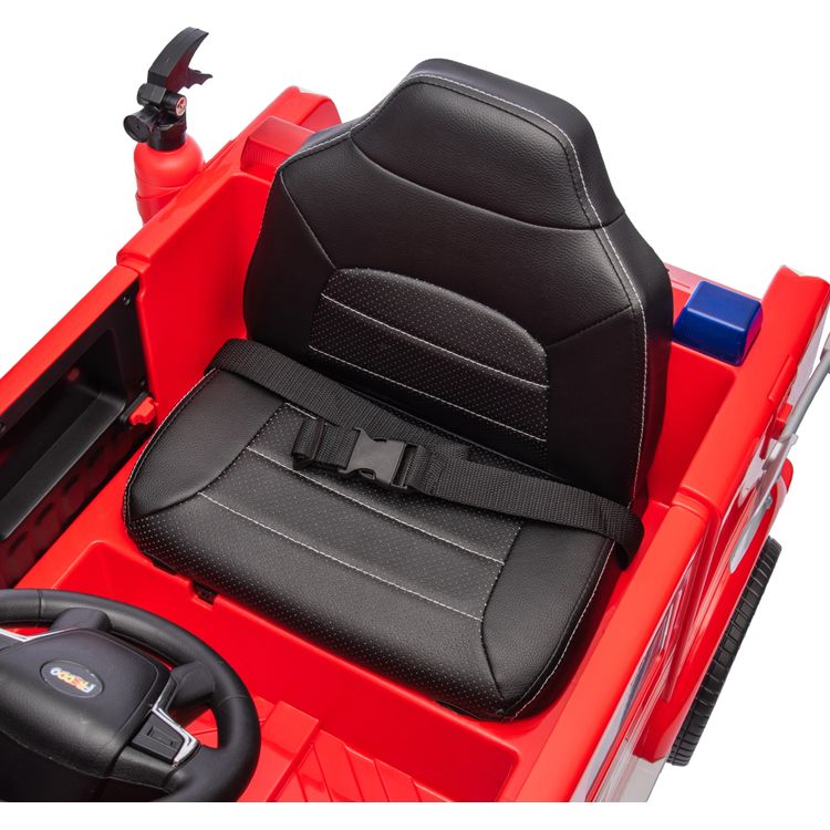 12V Freddo Firetruck 1-Seater Ride On - FAO Schwarz