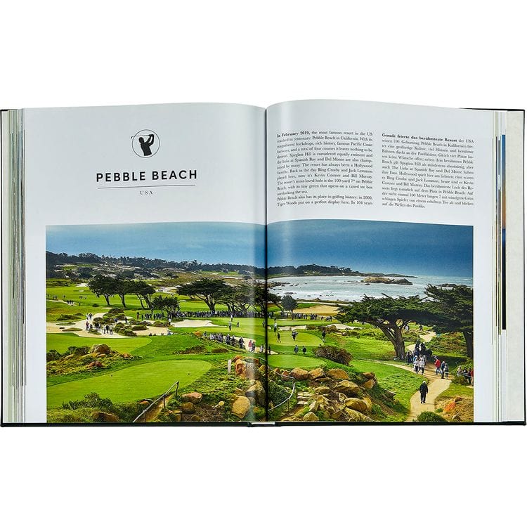 “Golf: The Ultimate Book” in Green Bonded Leather - FAO Schwarz