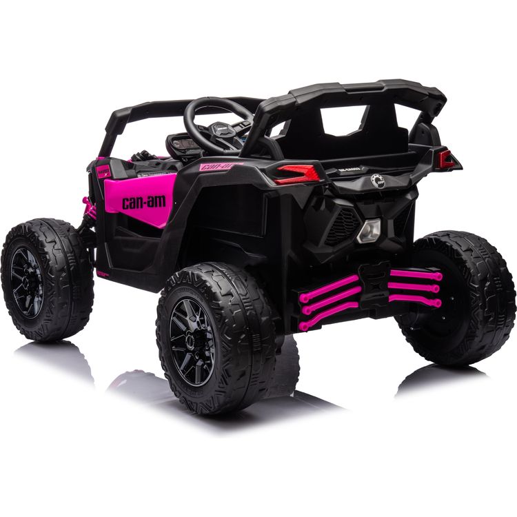 24V Can Am Maverick 1-Seater UTV Ride On – Pink - FAO Schwarz
