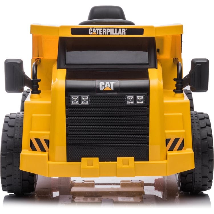 12V CAT Dump Truck 1-Seater Ride On – Yellow - FAO Schwarz