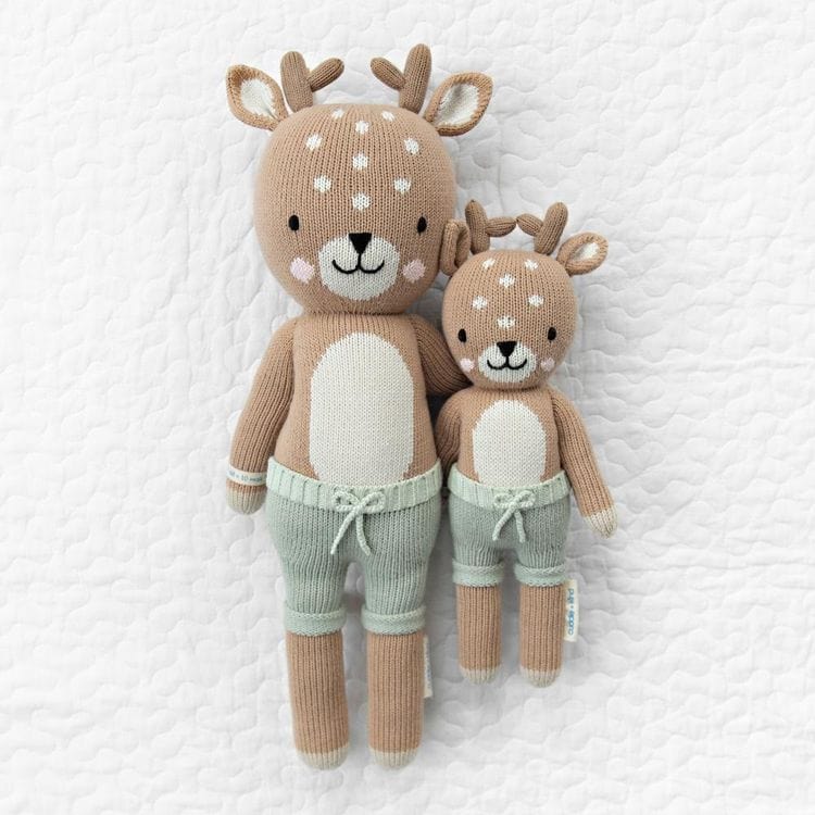 Little 13″ Elliott the Fawn Hand-Knit Doll - FAO Schwarz