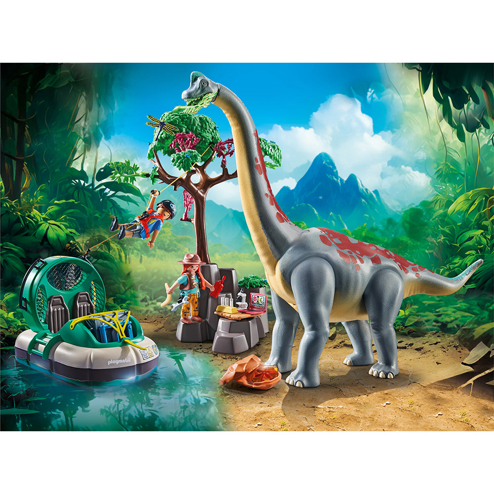 Brachiosaurus with Hovercraft Playset - FAO Schwarz