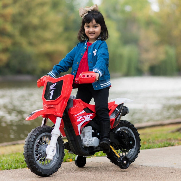Honda CRF250R Dirt Bike 6V Red - FAO Schwarz