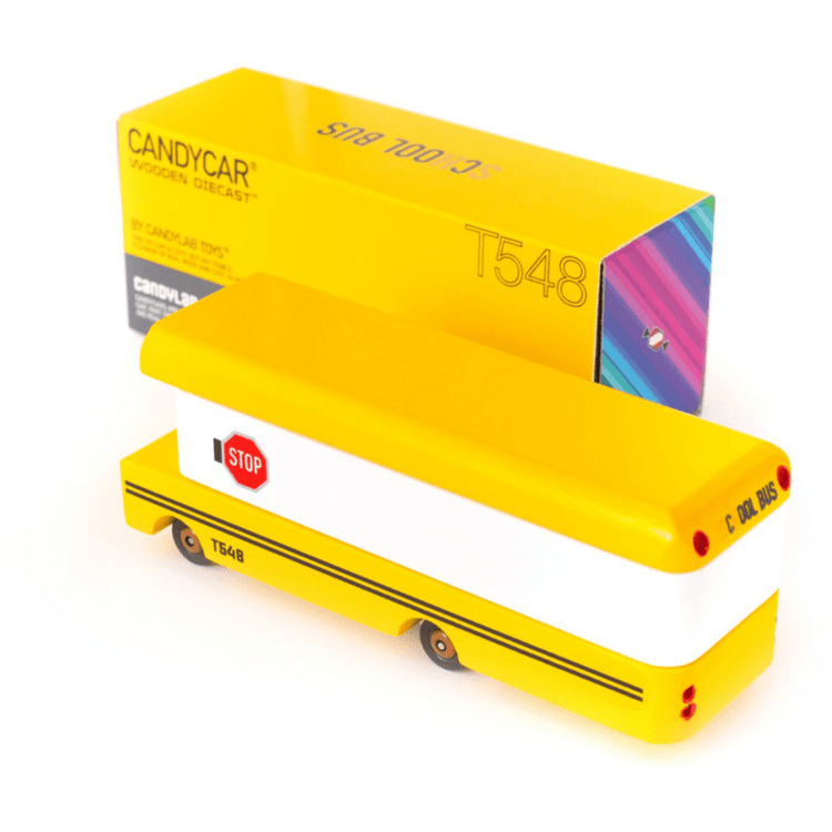School Bus Toy Car - FAO Schwarz