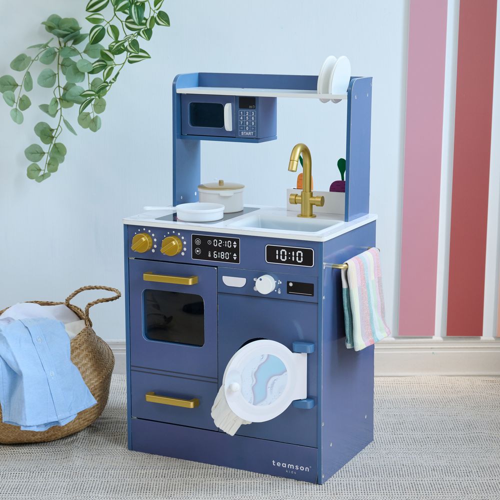Little Chef Lake Tahoe Wooden Play Kitchen Washer & Mini Garden - FAO Schwarz