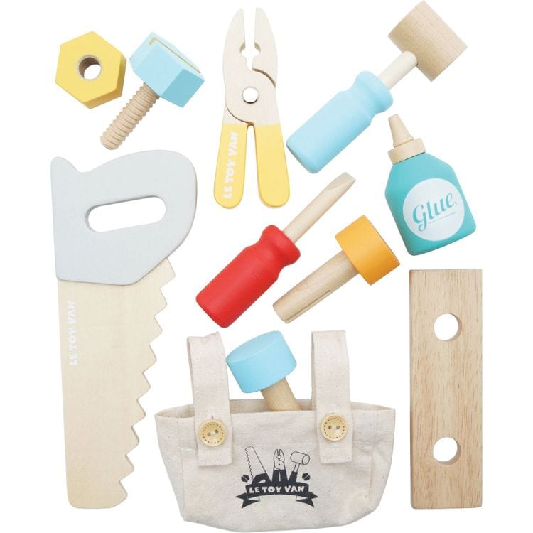 Tool Box & Wooden Tools with 11 Accessories - FAO Schwarz