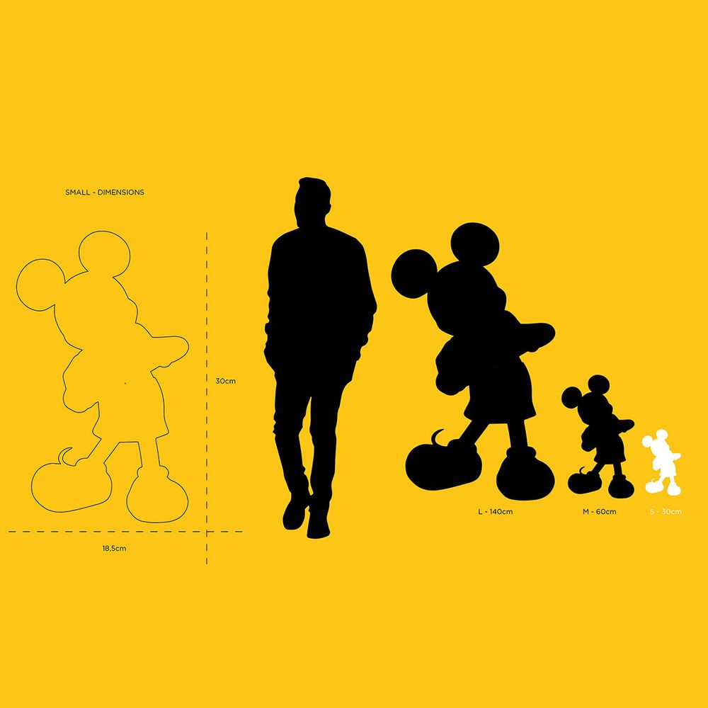 Mickey Mouse With Love 12″ Kelly Hoppen Figurine – White & Silver - FAO Schwarz