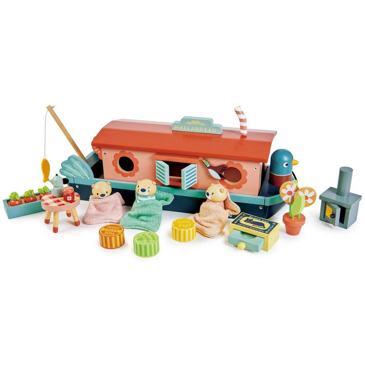 Wooden Little Otter Canal Boat - FAO Schwarz