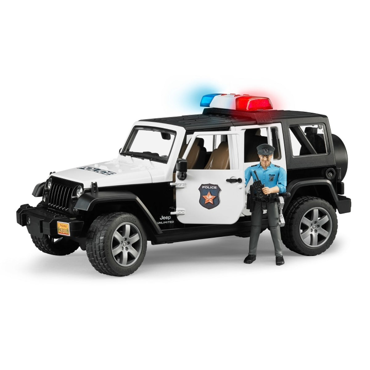 Jeep Rubicon Police Car & Policeman Figure - FAO Schwarz