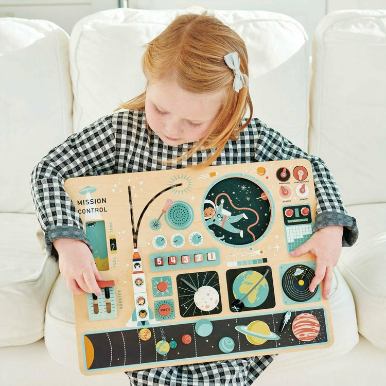 Wooden Space Station Activity Toy - FAO Schwarz