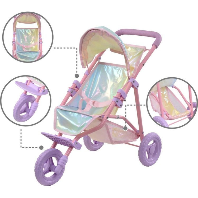 Magical Dreamland Baby Doll Jogging Stroller - FAO Schwarz