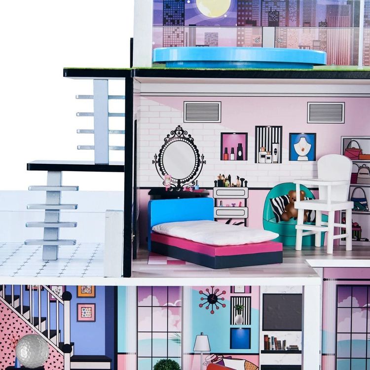 Dreamland Barcelona Dollhouse – Turquoise/Black - FAO Schwarz