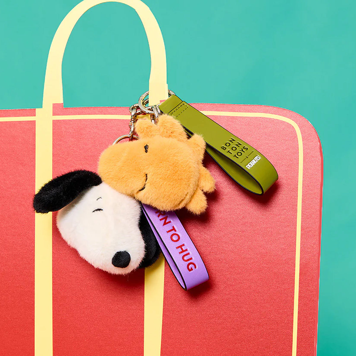Peanuts Woodstock Fuzzy ECO Yellow Bag Charm – 3.5″ - FAO Schwarz