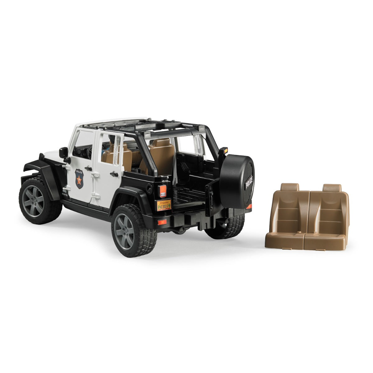 Jeep Rubicon Police Car & Policeman Figure - FAO Schwarz