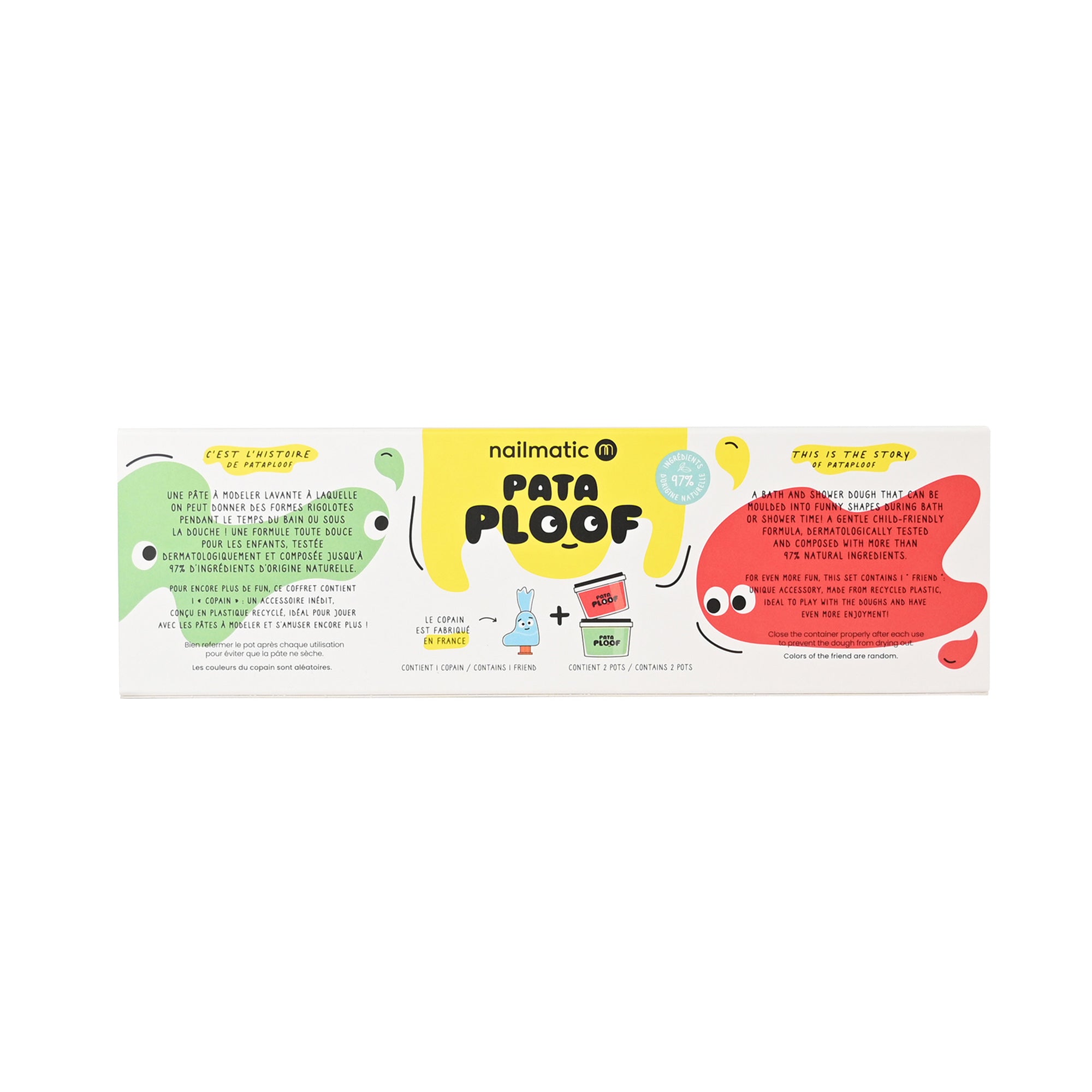 Pataploof Bloop – Bath Dough Set of 2 in Green + Red - FAO Schwarz