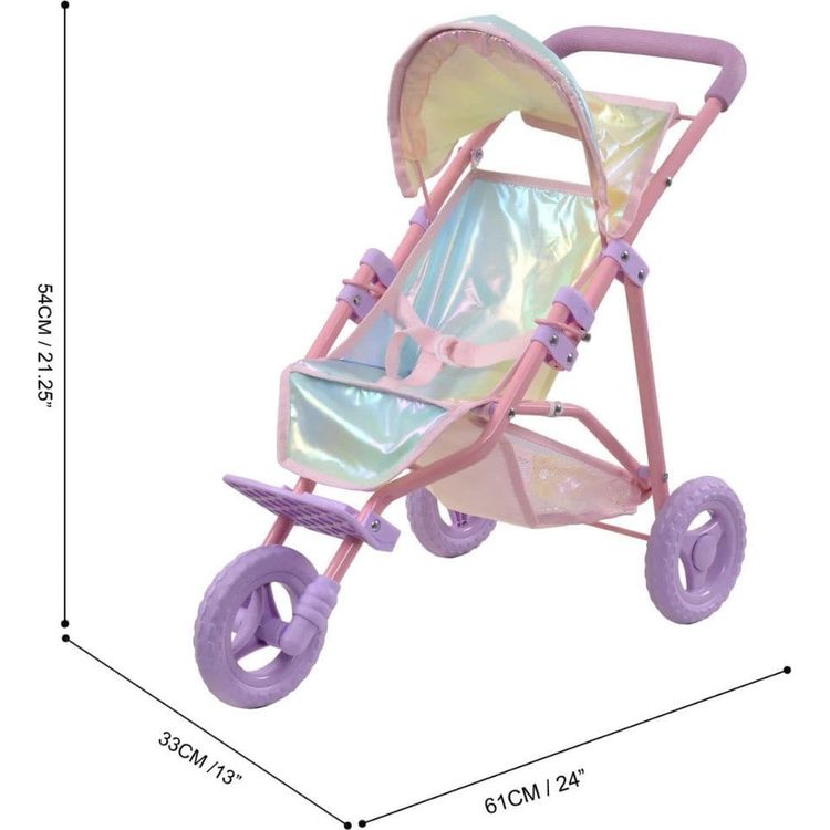 Magical Dreamland Baby Doll Jogging Stroller - FAO Schwarz