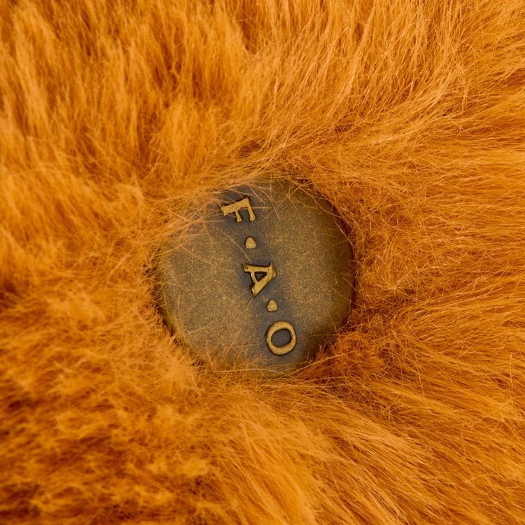 12″ Adopt A Wild Pal Endangered Gold Lion Tamarin Plush - FAO Schwarz