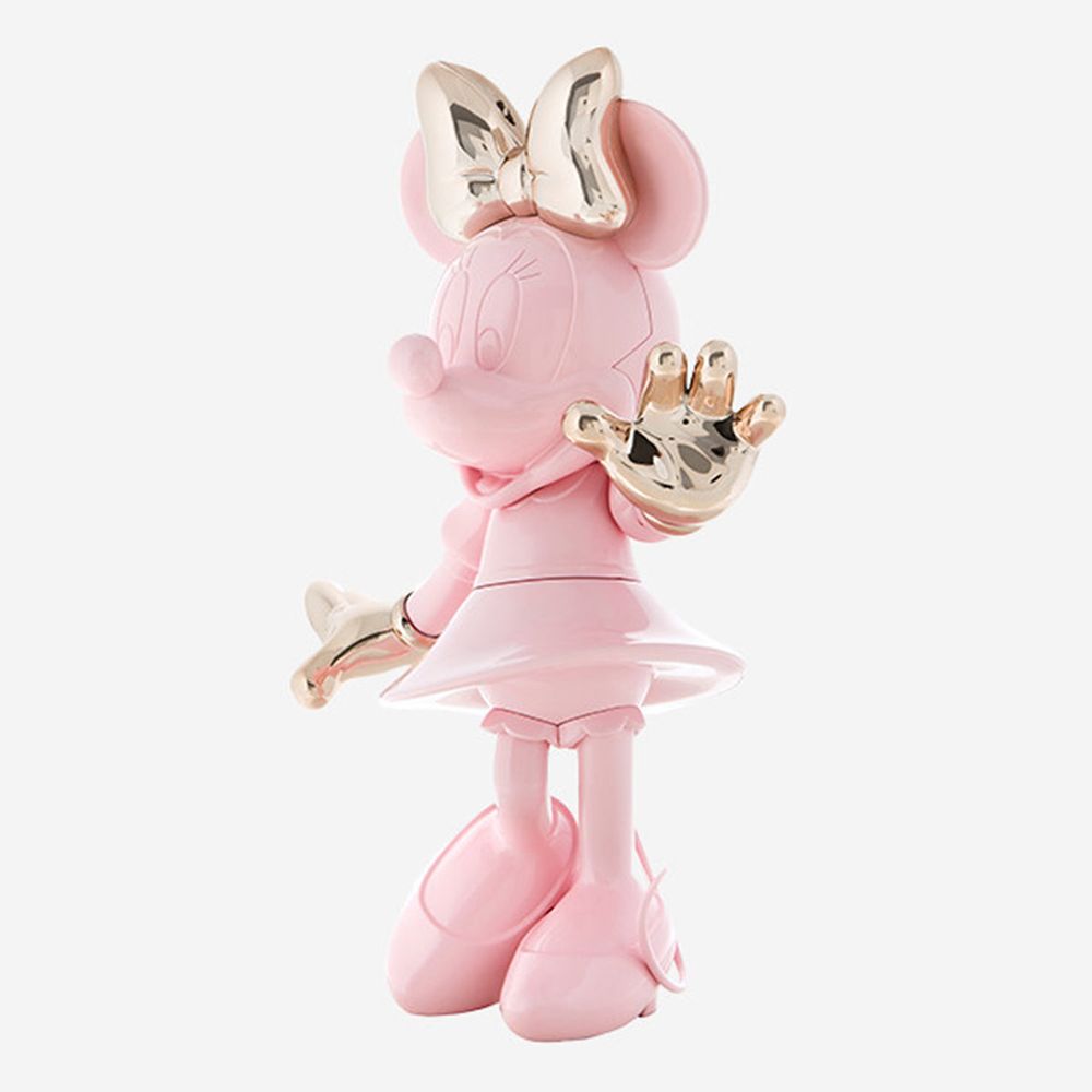 Minnie Mouse 12″ Welcome Studio Figurine – Pastel Pink & Rose Gold - FAO Schwarz