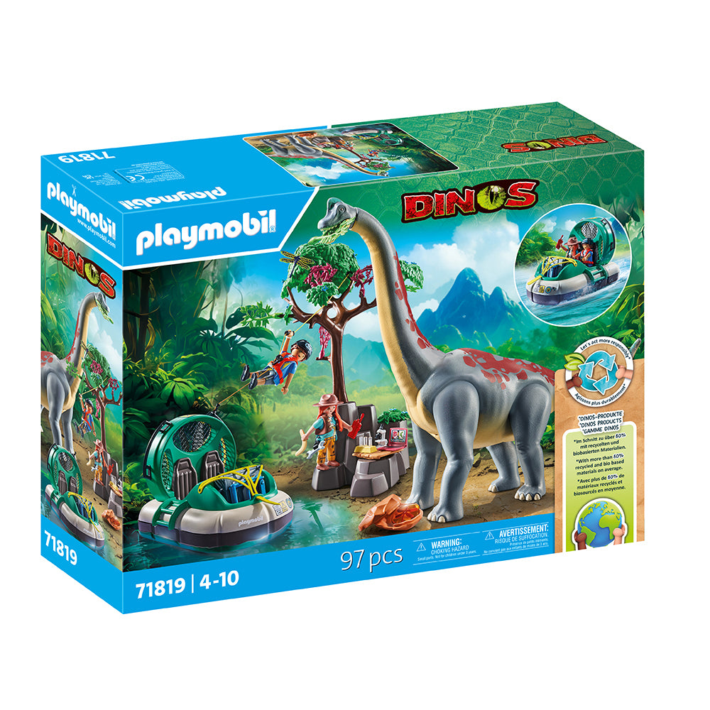 Brachiosaurus with Hovercraft Playset - FAO Schwarz