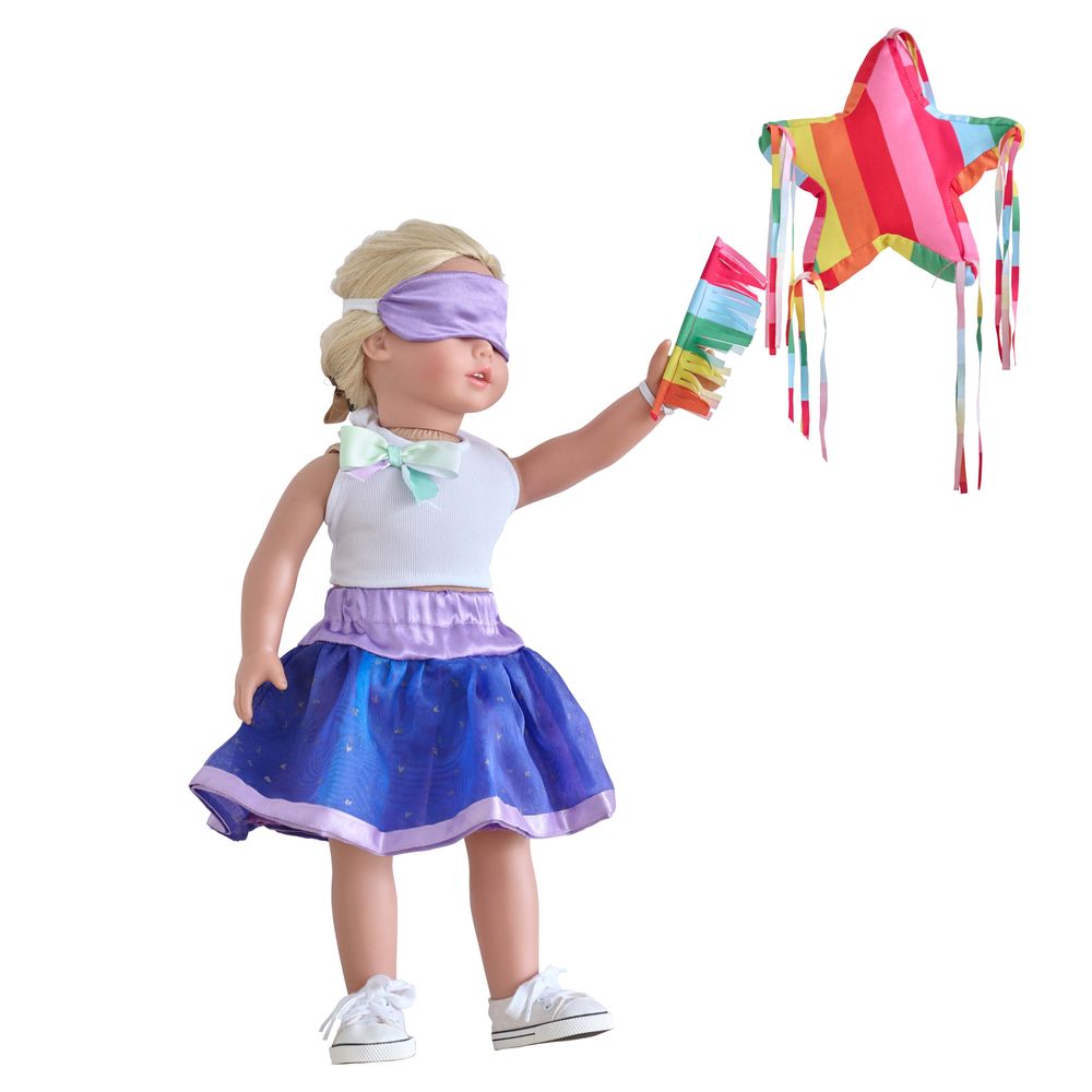 Sophia’s 18” Doll Piñata Birthday Party Outfit Set - FAO Schwarz