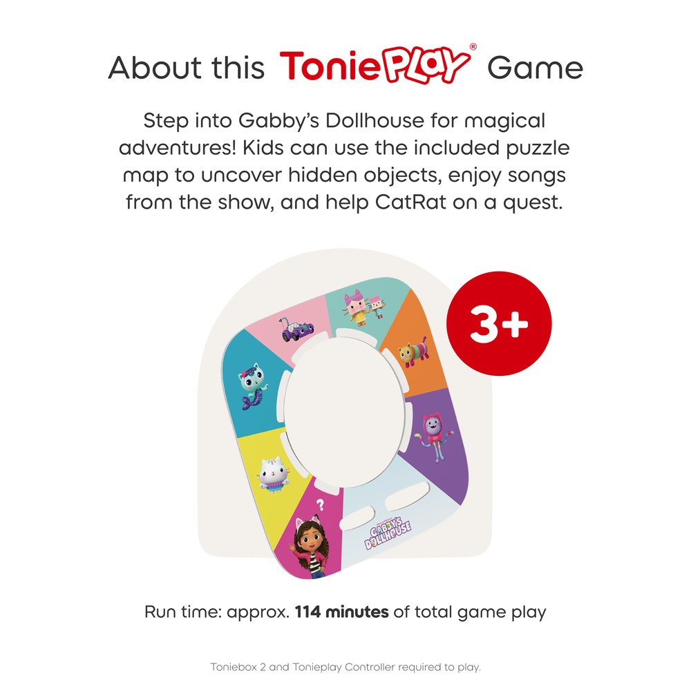 Tonies Tonieplay Gabby’s Dollhouse: Gabby’s Cat-tastic Scavenger Hunt - FAO Schwarz