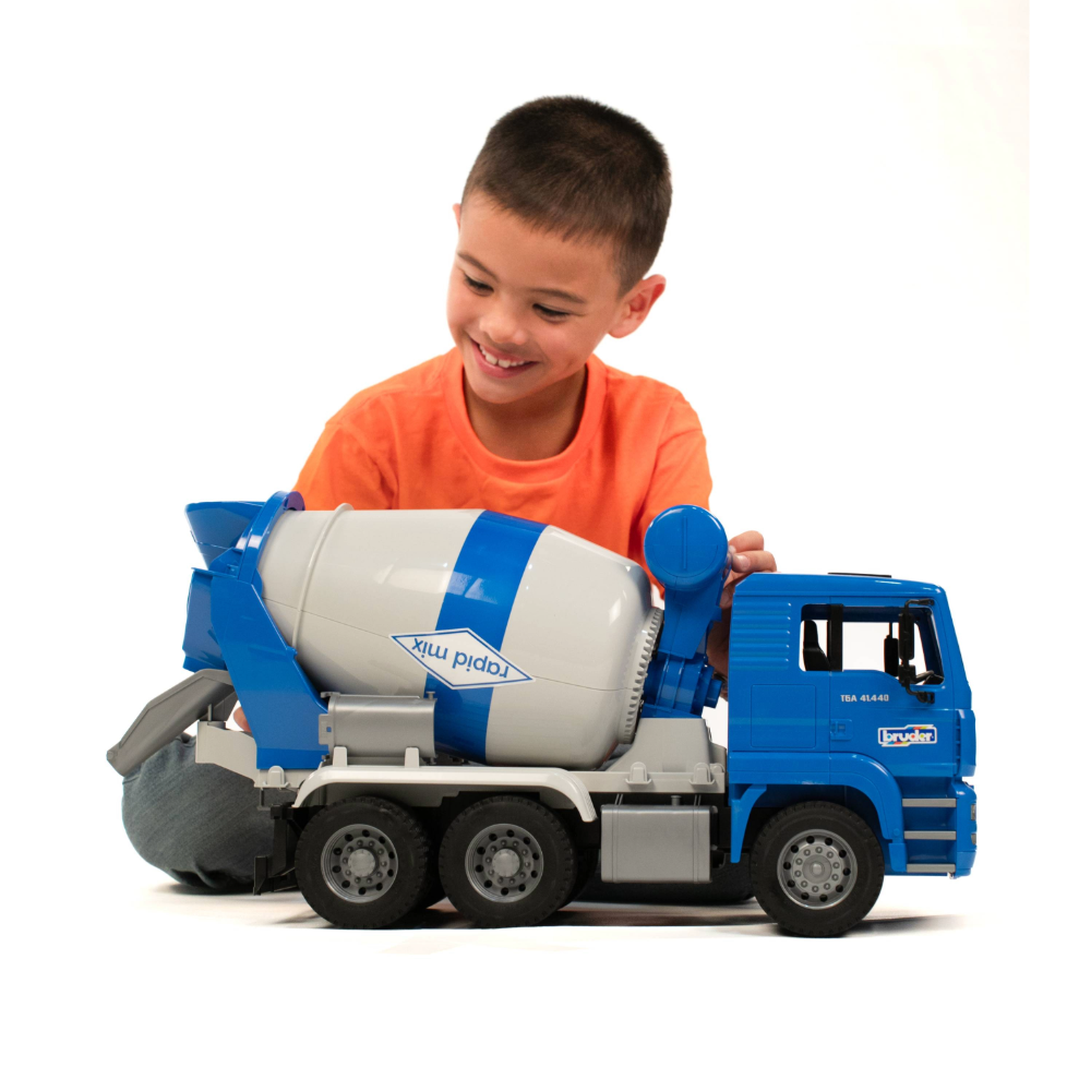 MAN Cement Mixer Toy Truck - FAO Schwarz