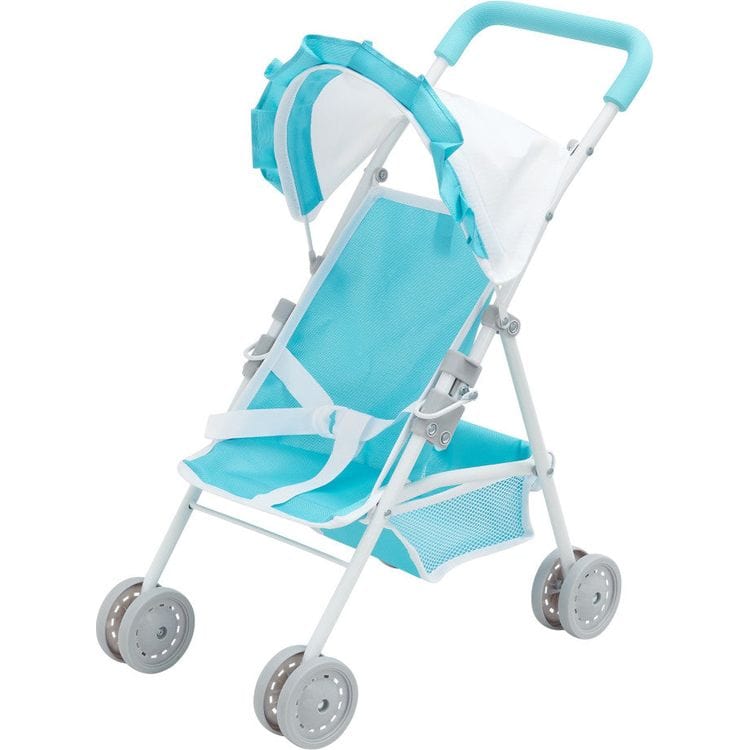 Olivia’s Little World Baby Doll 3 Piece Nursery Set – Blue - FAO Schwarz