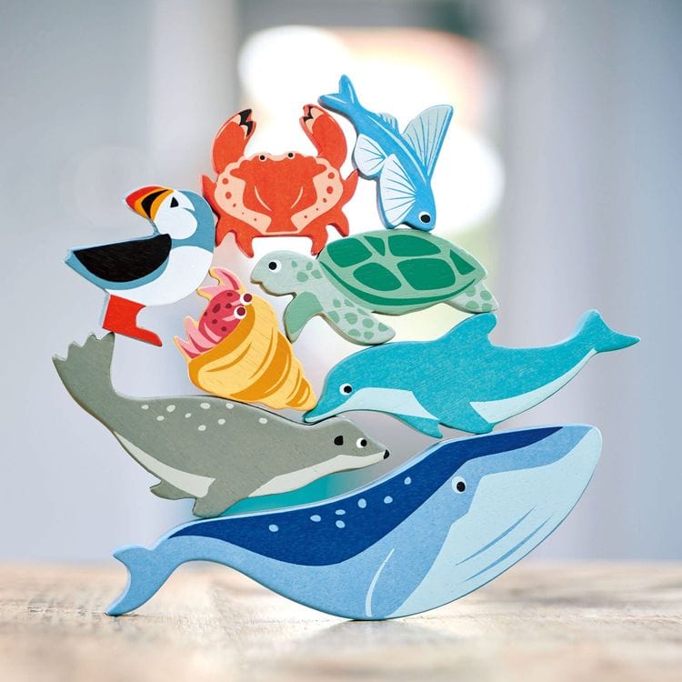 Wooden Coastal Creatures - FAO Schwarz