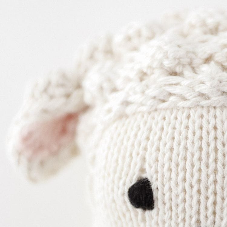 7″ Baby Lamb Hand-Knit Doll - FAO Schwarz