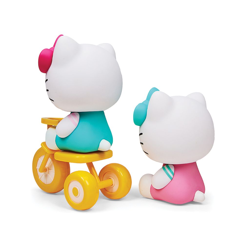Hello Kitty Tricycle And Ice Cream Theme Vinyl Figures - FAO Schwarz