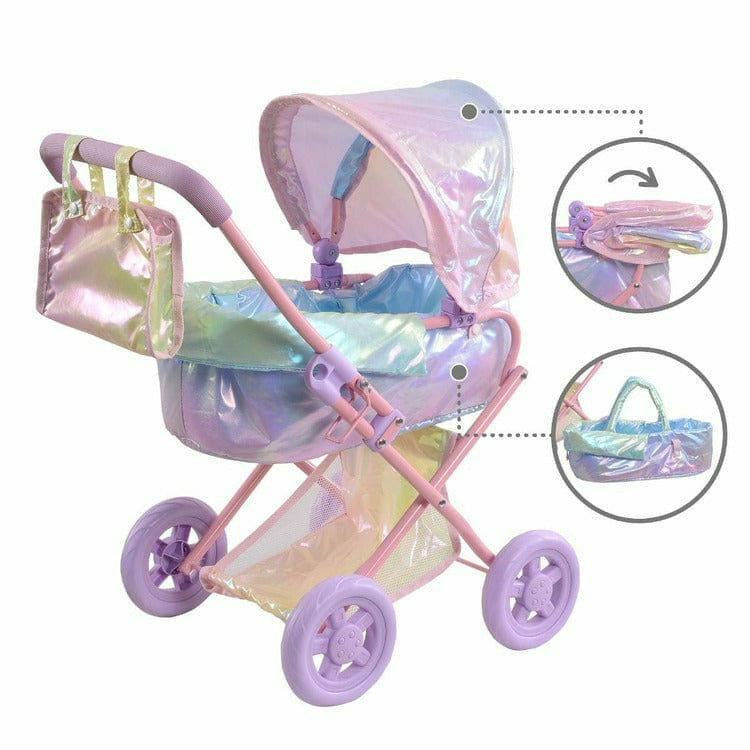 Magical Dreamland Baby Doll Stroller & Carrier Iridescent - FAO Schwarz