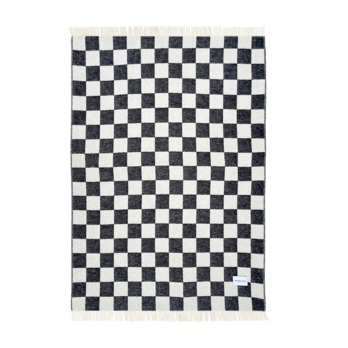 Checkerboard Blanket – Black/White - FAO Schwarz