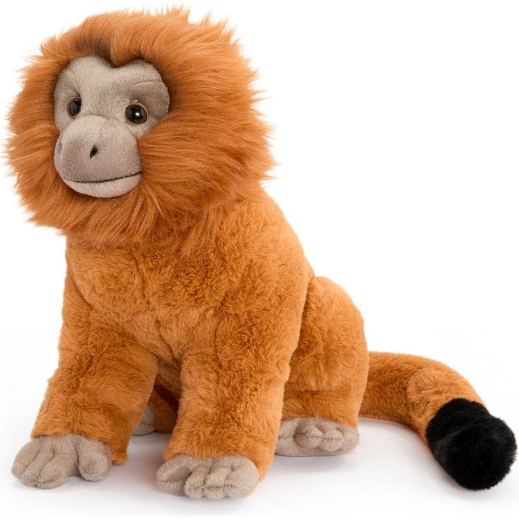 12″ Adopt A Wild Pal Endangered Gold Lion Tamarin Plush - FAO Schwarz