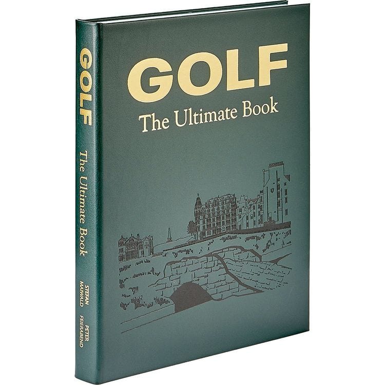 “Golf: The Ultimate Book” in Green Bonded Leather - FAO Schwarz