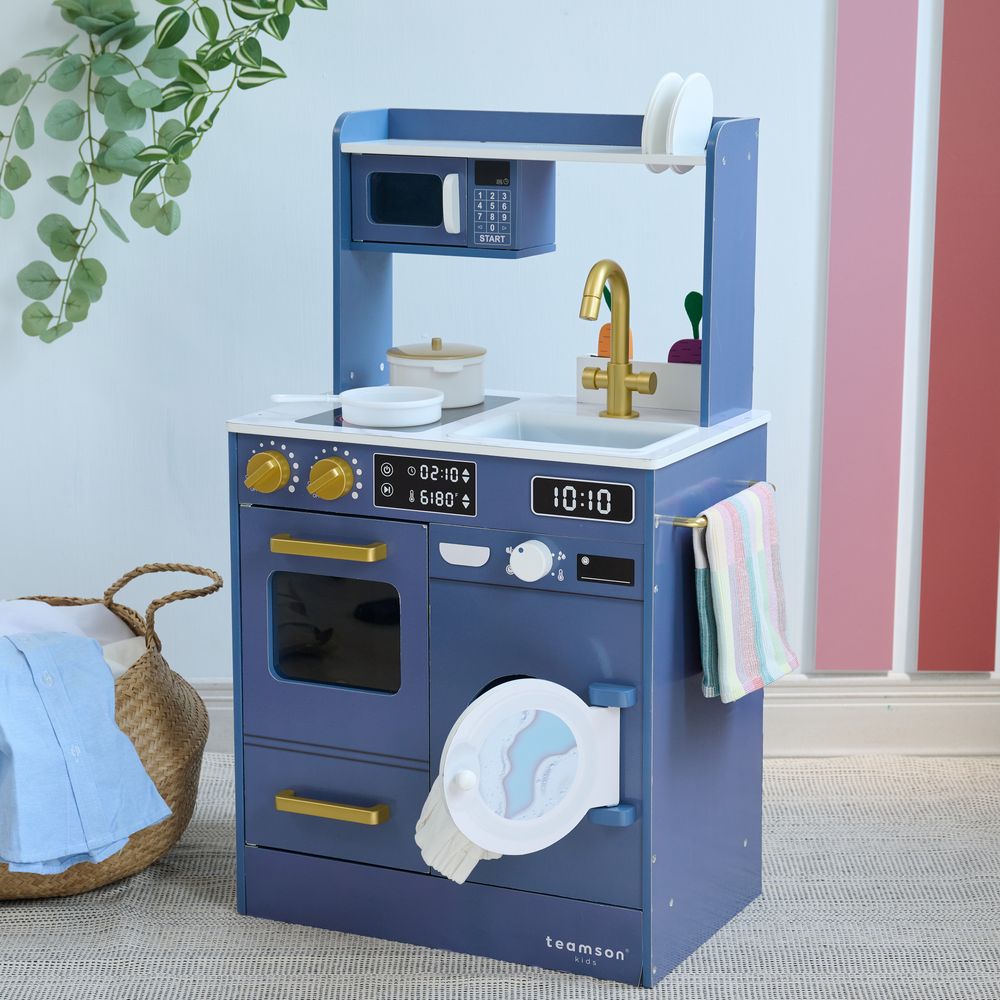 Little Chef Lake Tahoe Wooden Play Kitchen Washer & Mini Garden - FAO Schwarz