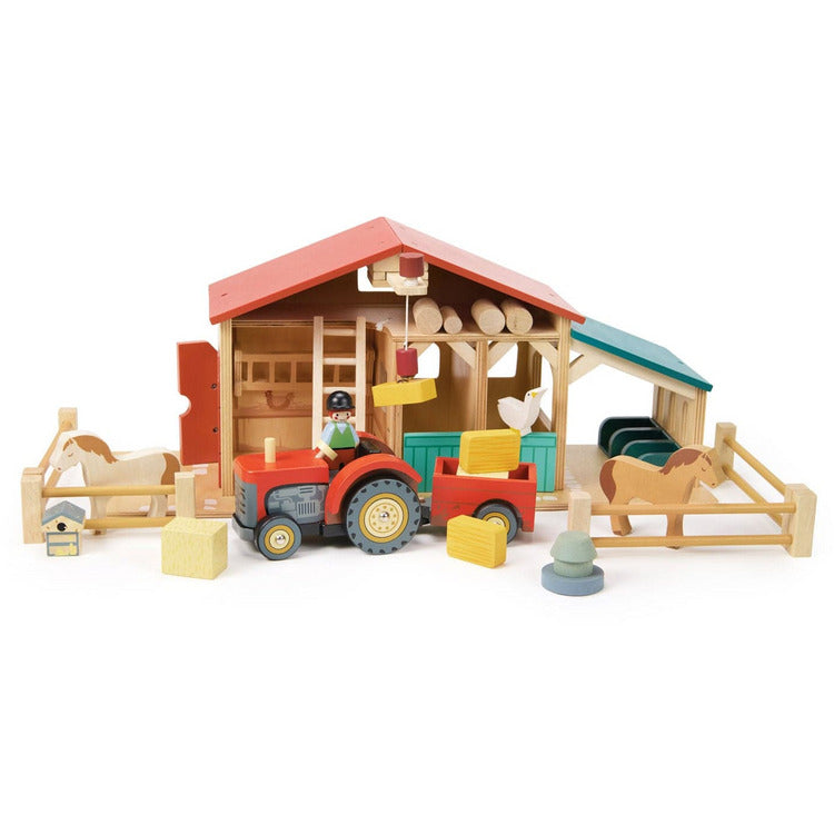 Wooden Tender Leaf Farm Playset - FAO Schwarz