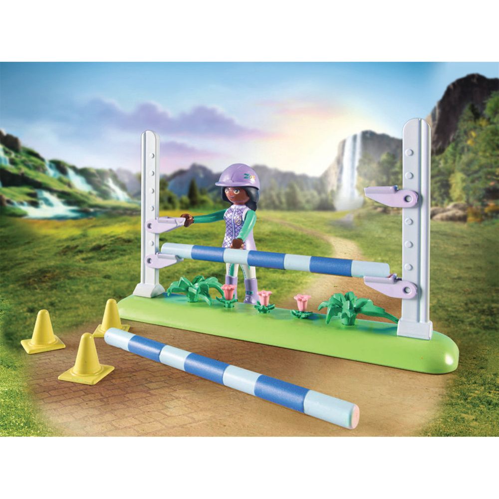 Equestrian Jumping Arena with Zoe and Blaze Playset - FAO Schwarz