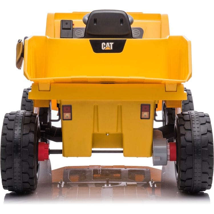 12V CAT Dump Truck 1-Seater Ride On – Yellow - FAO Schwarz