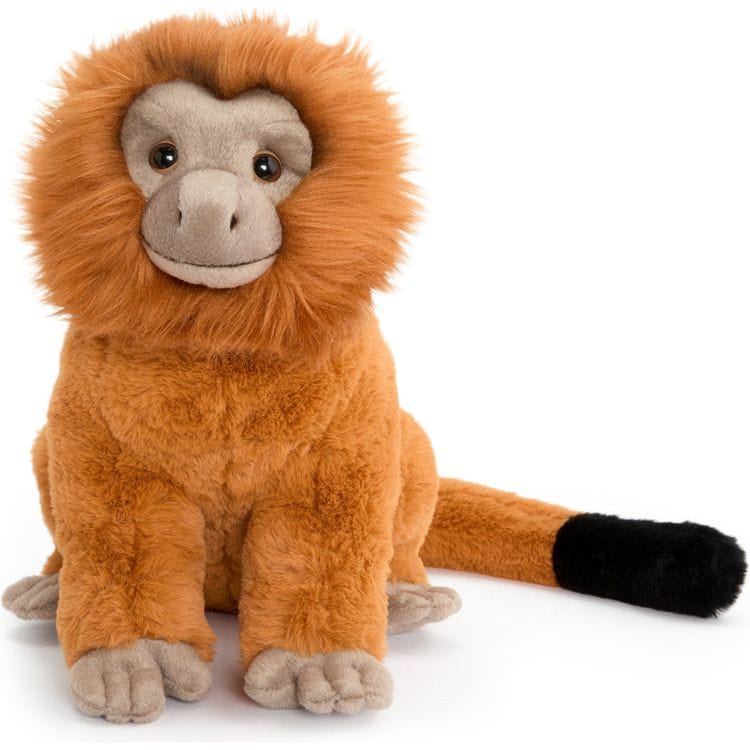 12″ Adopt A Wild Pal Endangered Gold Lion Tamarin Plush - FAO Schwarz
