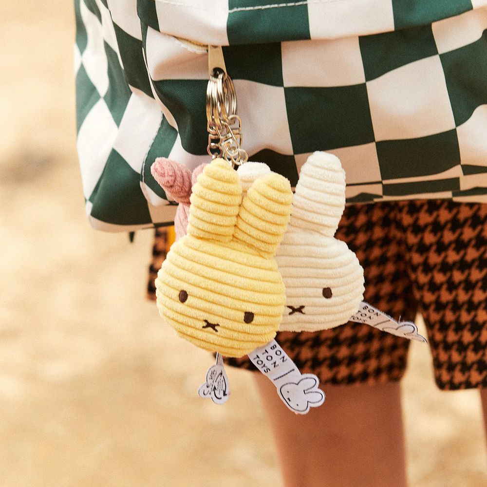 Miffy Flat ECO Corduroy Keychain - FAO Schwarz