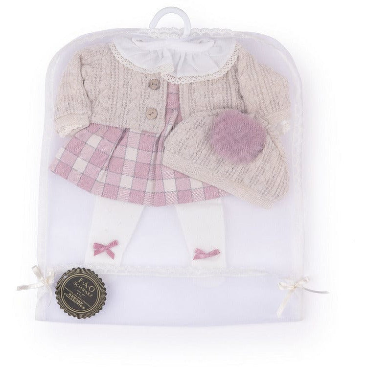 My FAO Doll Deluxe Dress – Pink Plaid - FAO Schwarz