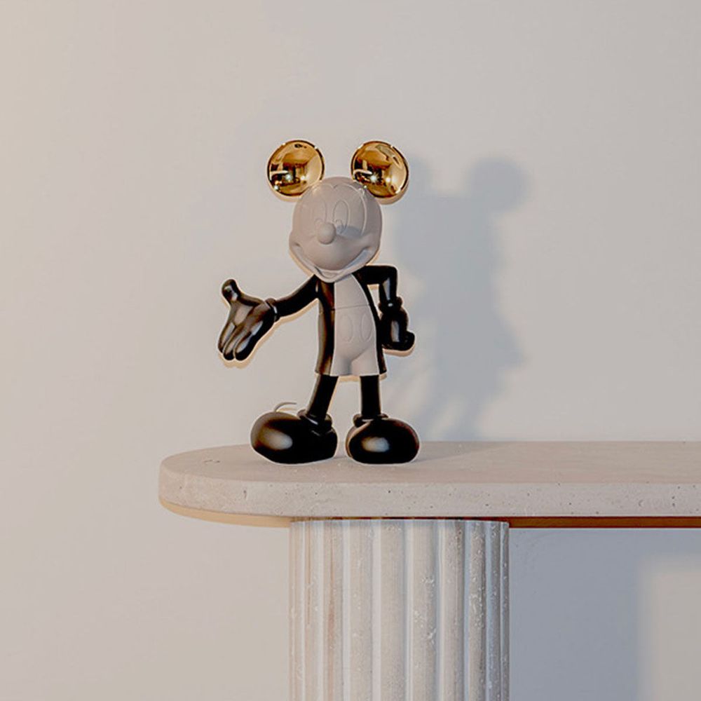 Mickey Mouse 12″ Kelly Hoppen Figurine – Black, Taupe & Gold - FAO Schwarz