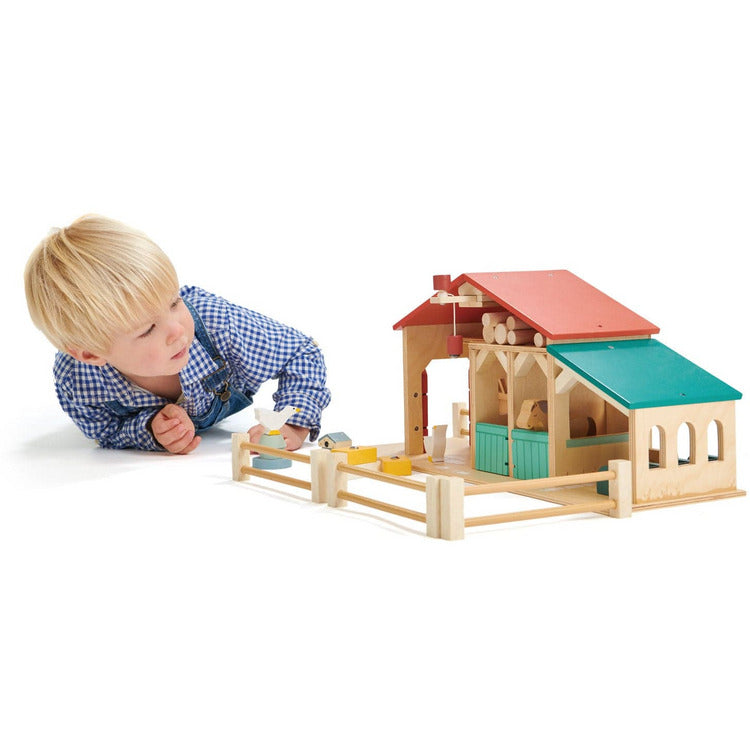 Wooden Tender Leaf Farm Playset - FAO Schwarz