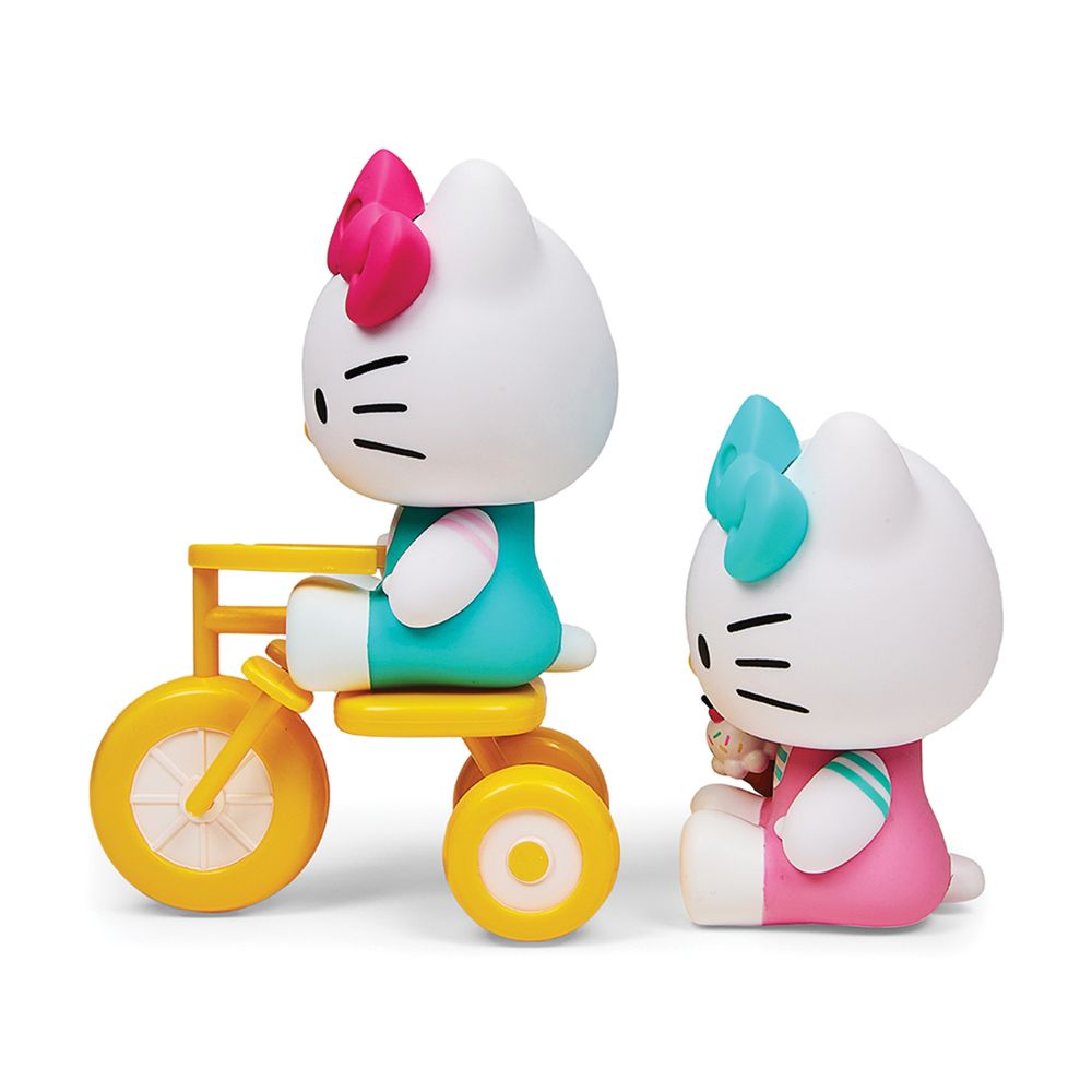 Hello Kitty Tricycle And Ice Cream Theme Vinyl Figures - FAO Schwarz