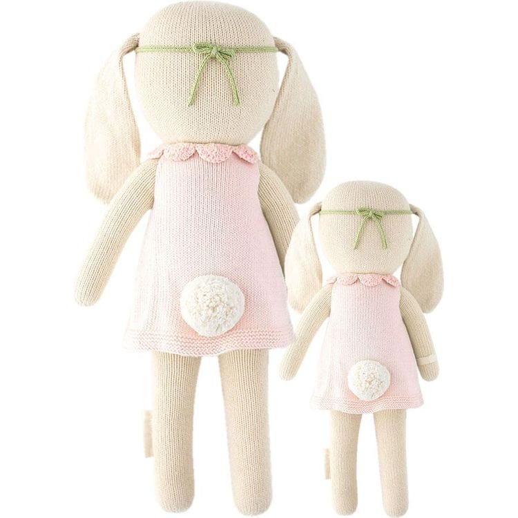 Little 13″ Hannah the Bunny (Blush) Hand-Knit Doll - FAO Schwarz