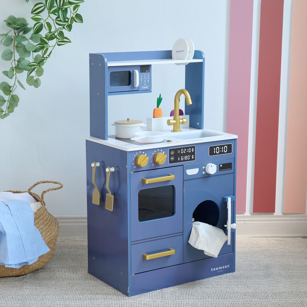 Little Chef Lake Tahoe Wooden Play Kitchen Washer & Mini Garden - FAO Schwarz