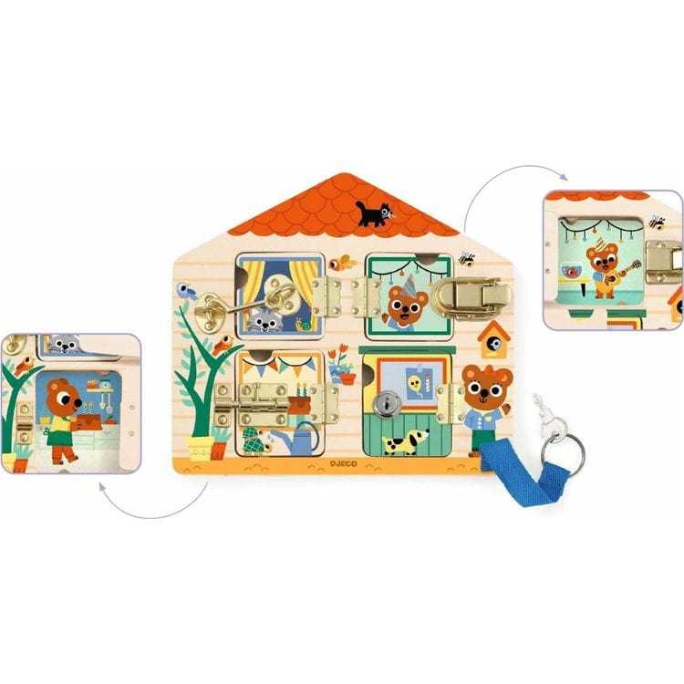 Cabanalock Wooden Skill Board - FAO Schwarz