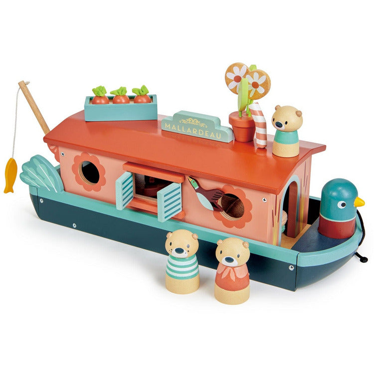 Wooden Little Otter Canal Boat - FAO Schwarz
