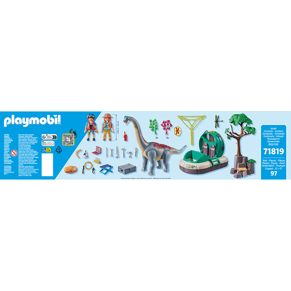 Brachiosaurus with Hovercraft Playset - FAO Schwarz
